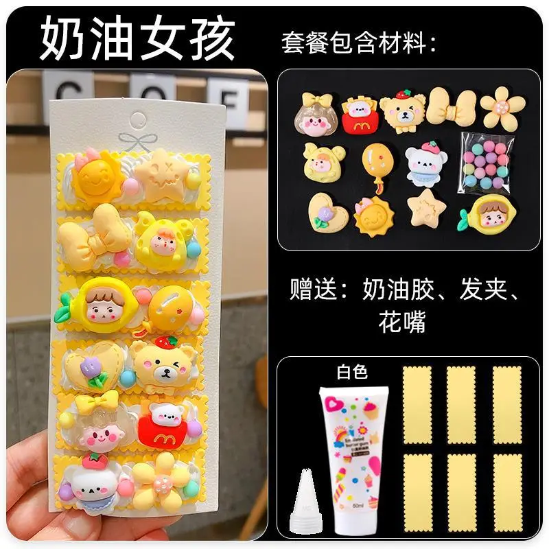 Cute Cartoon Hairpins for Girls Kids Handmade Set - Image 10