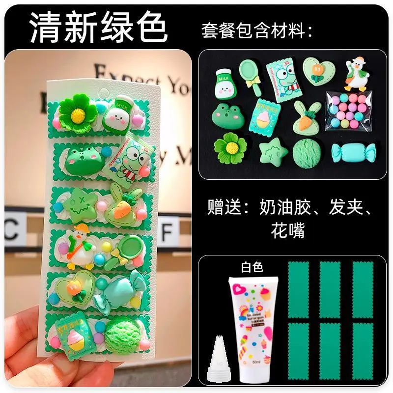 Cute Cartoon Hairpins for Girls Kids Handmade Set - Image 11