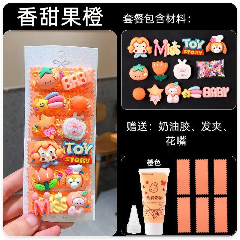 Cute Cartoon Hairpins for Girls Kids Handmade Set - Image 12