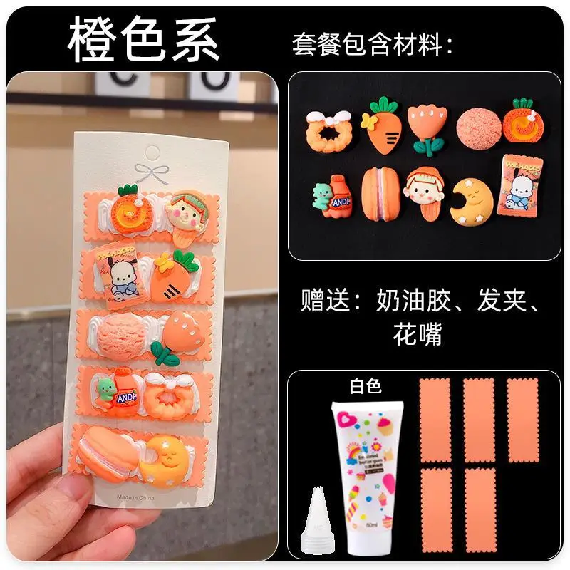 Cute Cartoon Hairpins for Girls Kids Handmade Set - Image 3