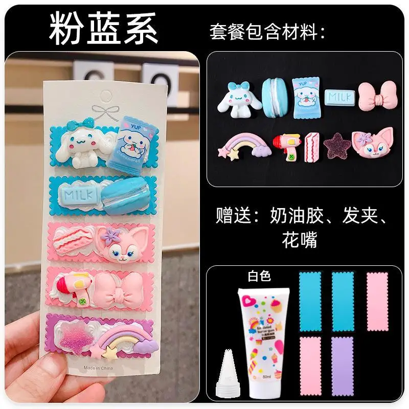 Cute Cartoon Hairpins for Girls Kids Handmade Set - Image 4