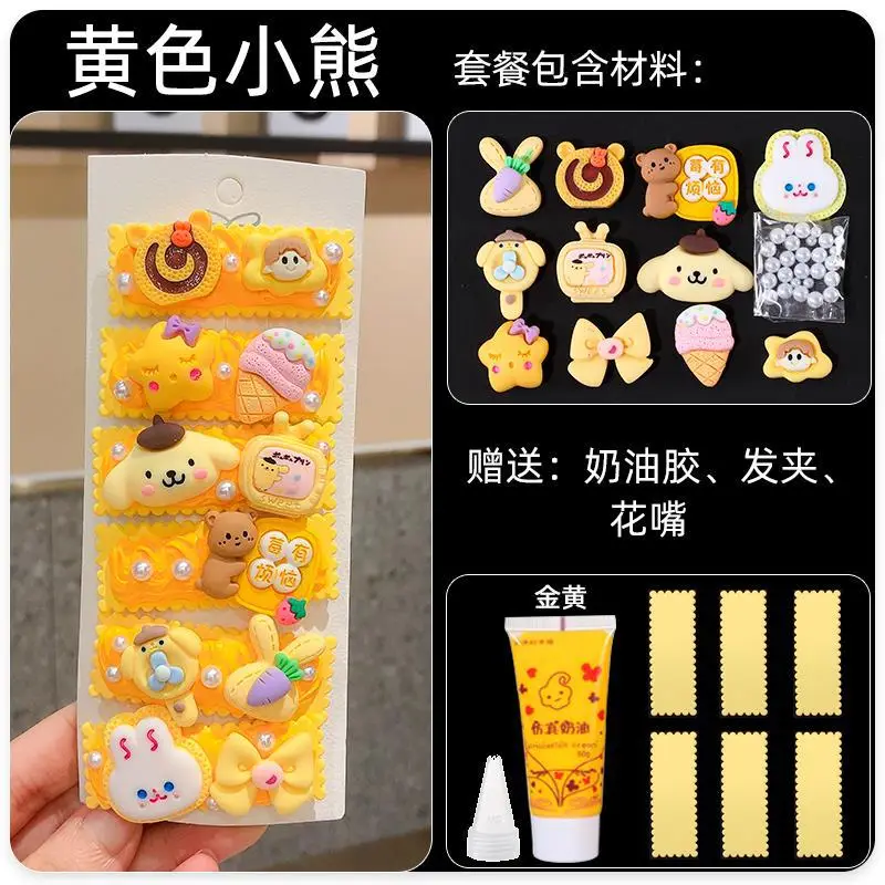 Cute Cartoon Hairpins for Girls Kids Handmade Set - Image 6