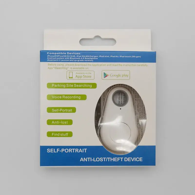 Bluetooth Anti-Loss Key Ring for Keys, Cats, Dogs, Mobile Phones