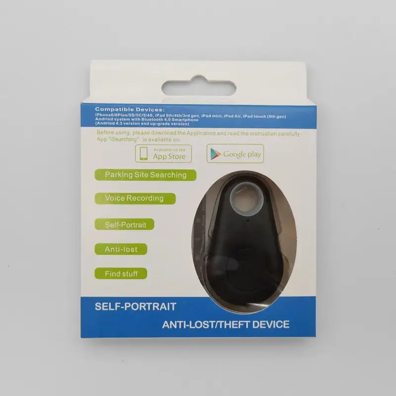 Bluetooth Anti-Loss Key Ring for Keys, Cats, Dogs, Mobile Phones