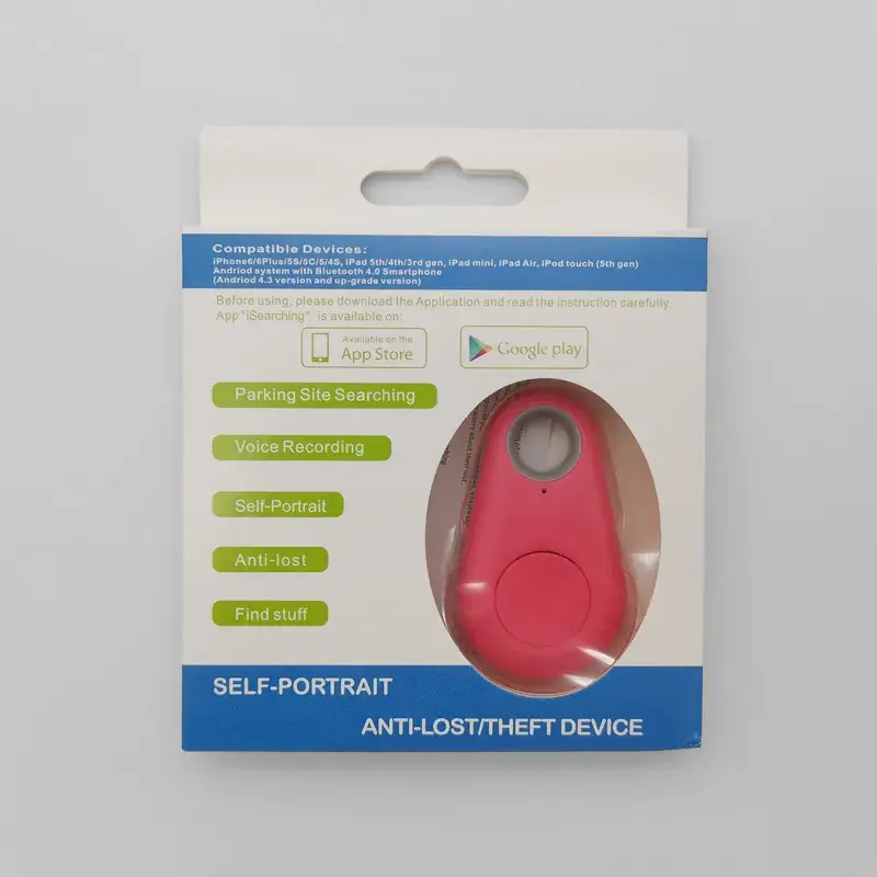Bluetooth Anti-Loss Key Ring for Keys, Cats, Dogs, Mobile Phones
