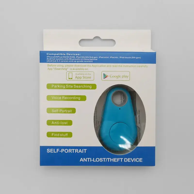 Bluetooth Anti-Loss Key Ring for Keys, Cats, Dogs, Mobile Phones