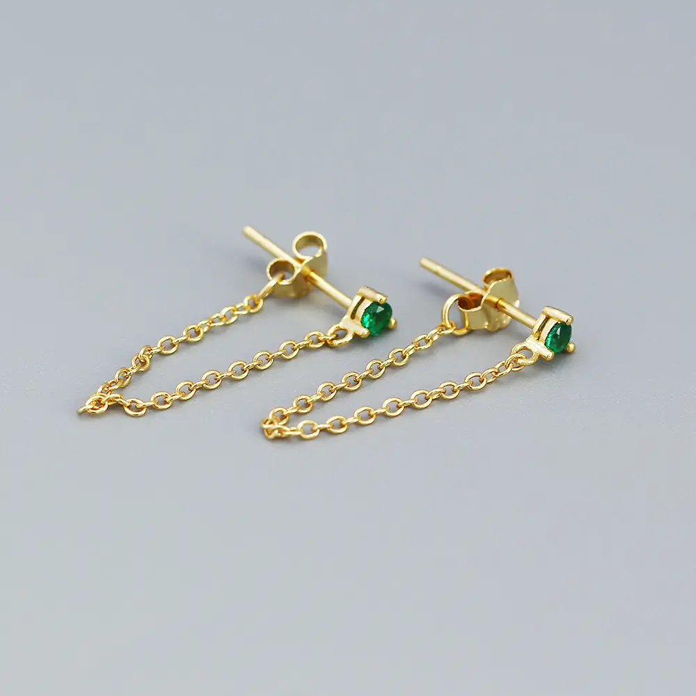 S925 Silver Zircon Earrings for Women - Image 6