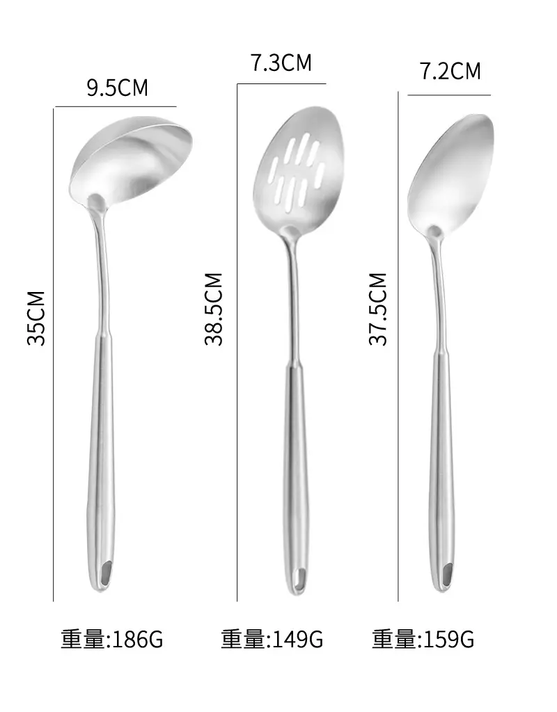 304 Stainless Steel Cross-Country Kitchen Utensils Set — feature 8