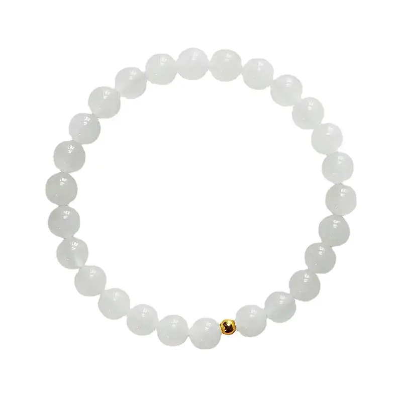 White Hetian Jade Transfer Bracelet for Women - Image 7