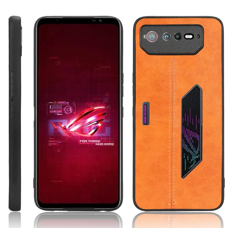 Asus ROG8 Phone Case Black Leather Protective Case - Image 4