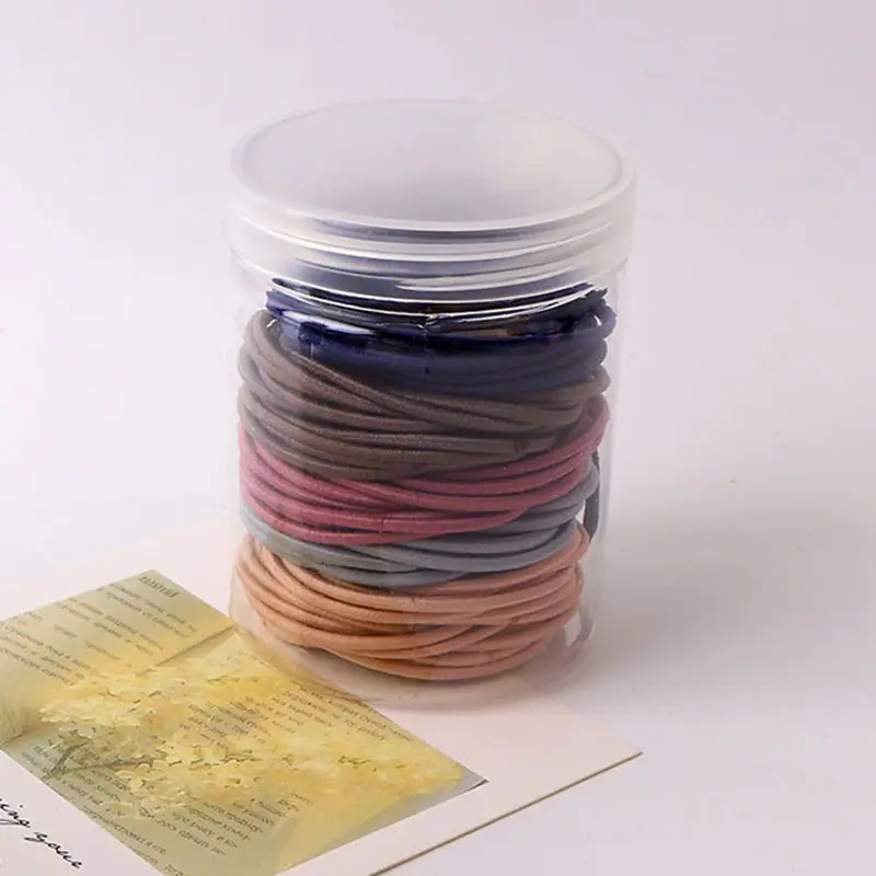 Korean Basic High Elastic Rubber Band for Hair Ponytail - Image 11