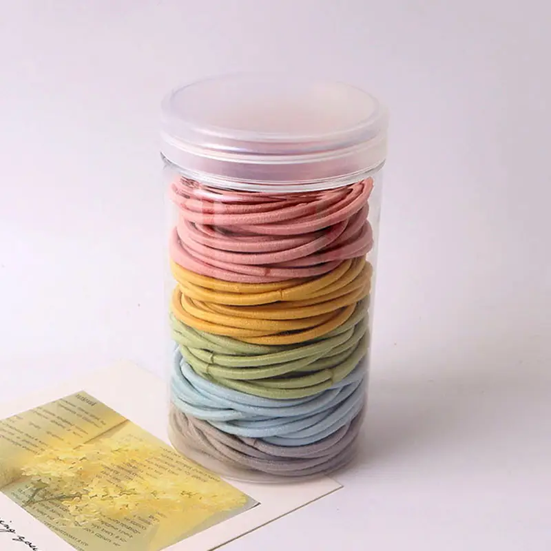 Korean Basic High Elastic Rubber Band for Hair Ponytail - Image 4