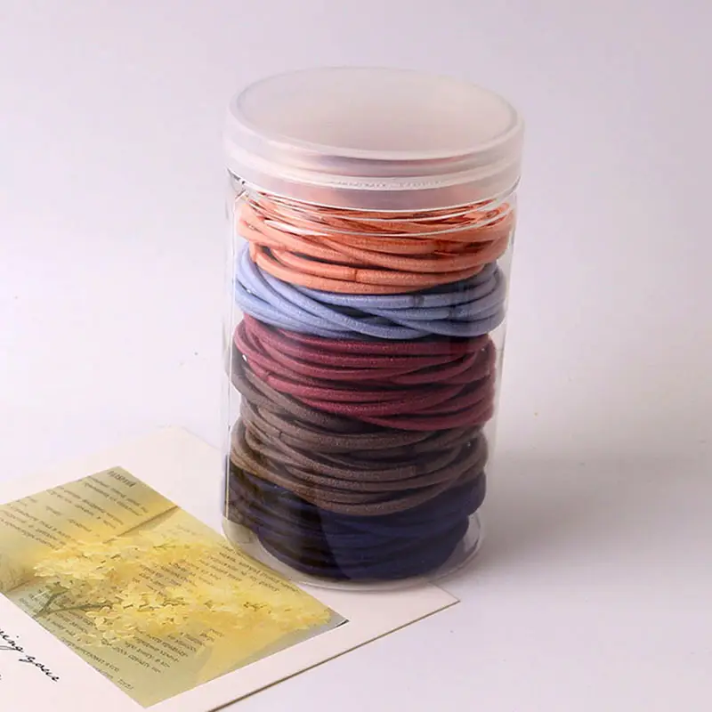 Korean Basic High Elastic Rubber Band for Hair Ponytail - Image 5
