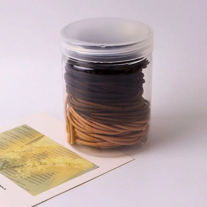 Korean Basic High Elastic Rubber Band for Hair Ponytail - Image 7
