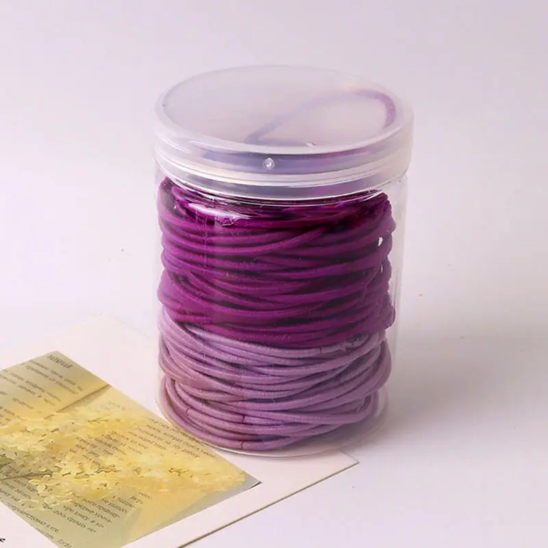 Korean Basic High Elastic Rubber Band for Hair Ponytail - Image 8