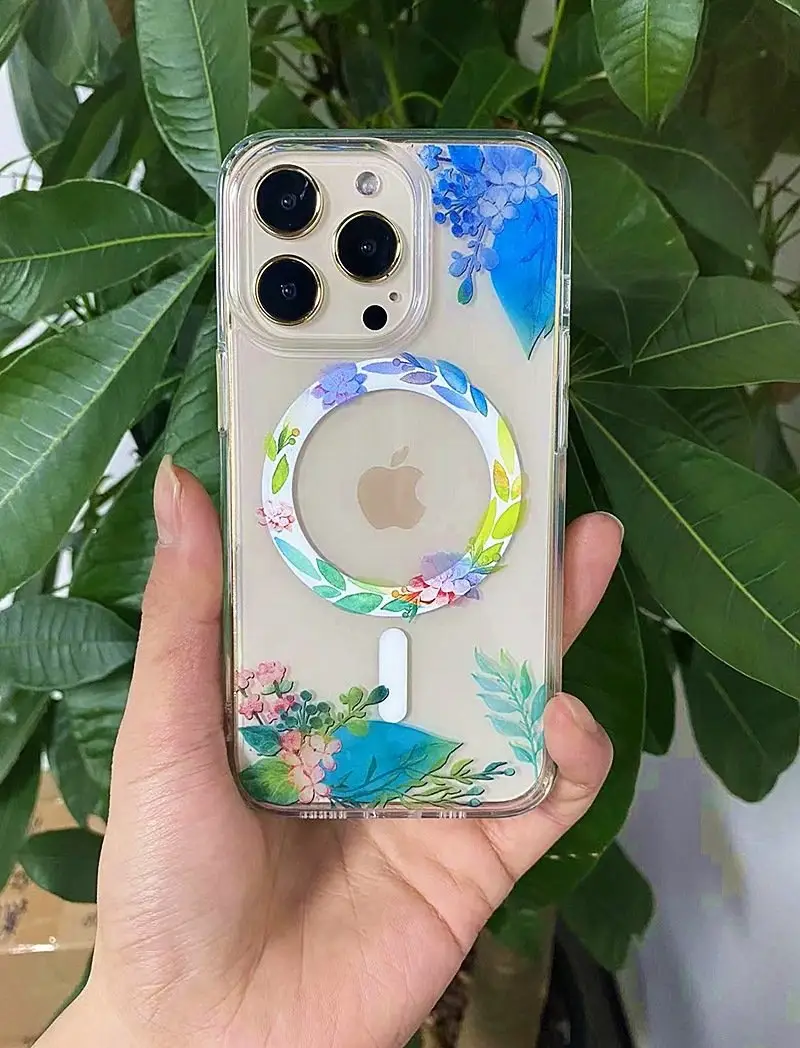 Apple iPhone 16E Magnetic Case with Floral Design — feature 10