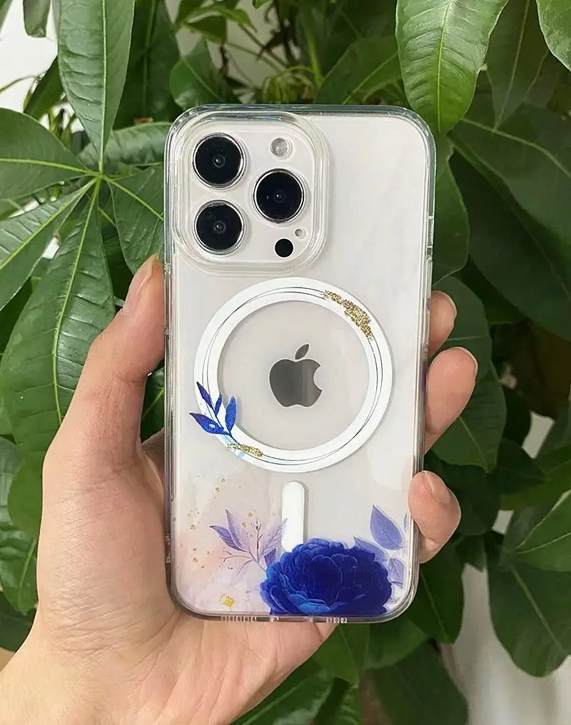 Apple iPhone 16E Magnetic Case with Floral Design — feature 13