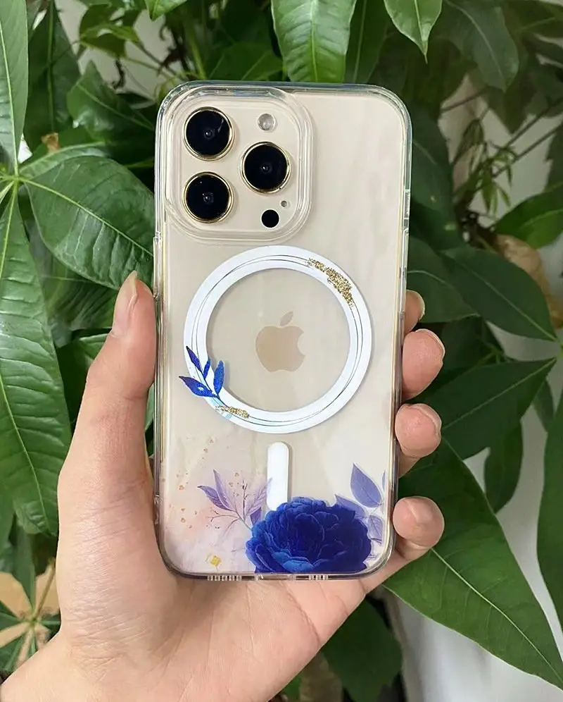 Apple iPhone 16E Magnetic Case with Floral Design — feature 14