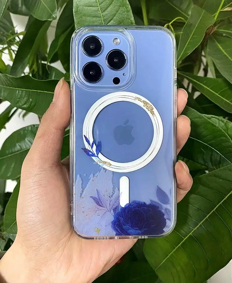 Apple iPhone 16E Magnetic Case with Floral Design — feature 15