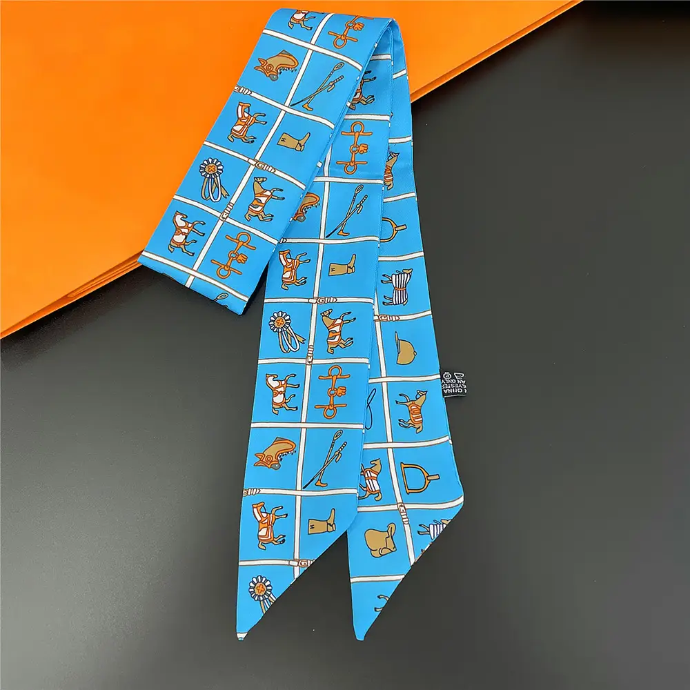 Orange Korean Style Hair Band for Women - Image 2