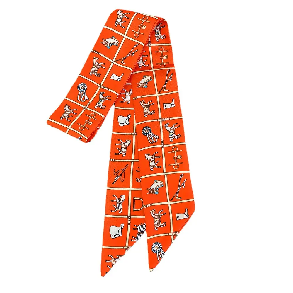 Orange Korean Style Hair Band for Women - Image 7