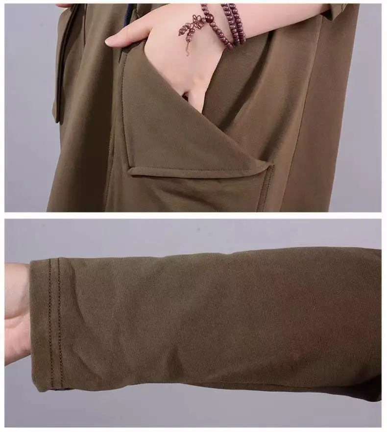 2026 Autumn Hooded Mid-Length Dress for Plus Size Women — feature 10