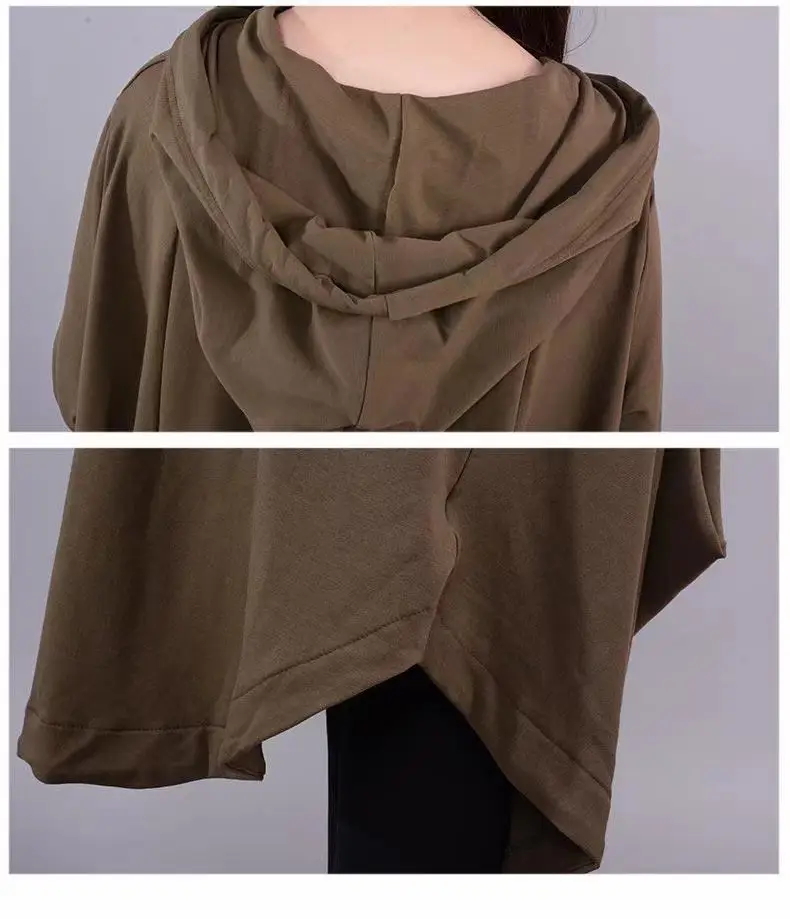 2026 Autumn Hooded Mid-Length Dress for Plus Size Women — feature 11