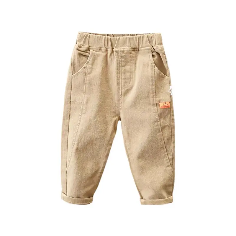 Boys Fleece Lined Black Cargo Pants Loose Fit 2026