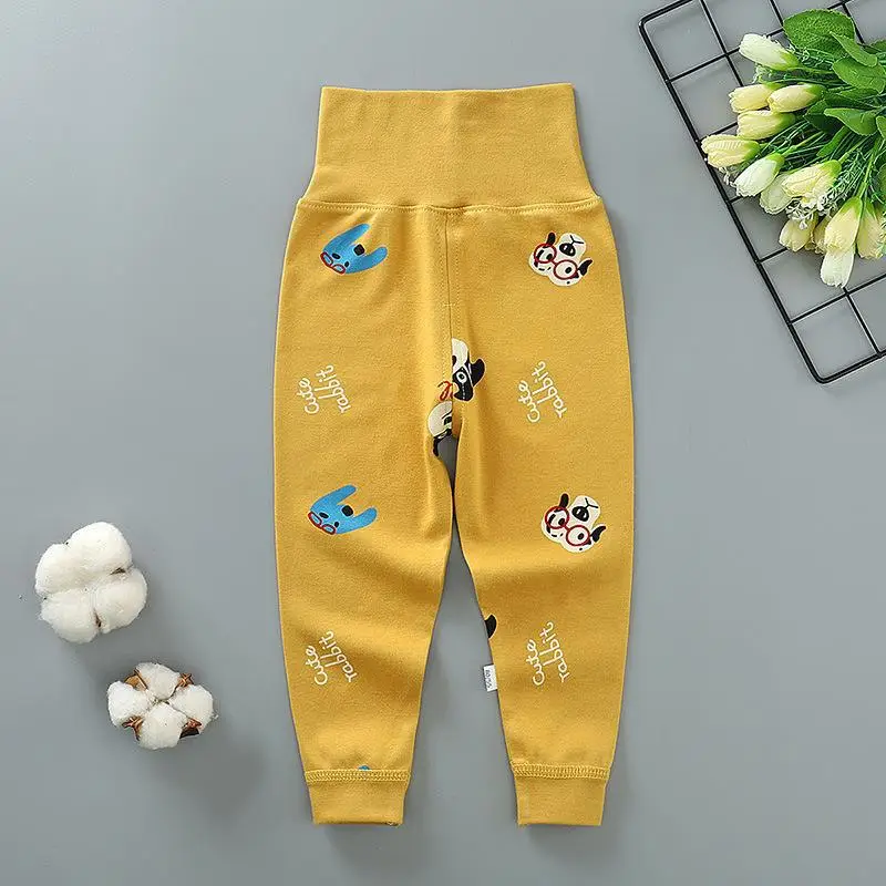 Blue Printed High-Waist Pants for 0-5Yrs Underwear - Image 7