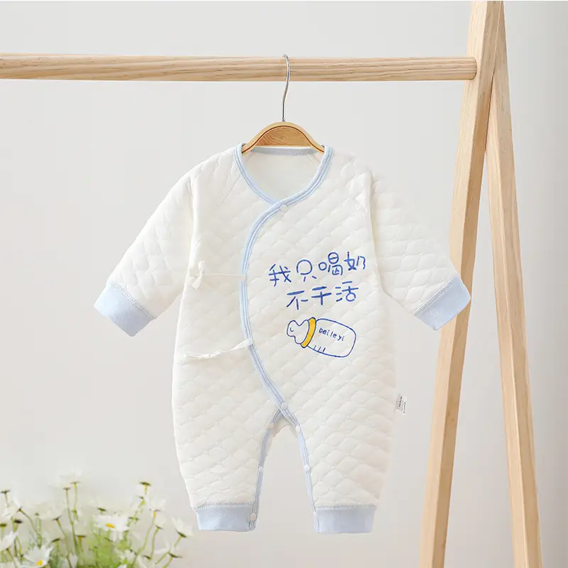 Newborn Three-Layer Warm Robe Pajamas for Baby — feature 12