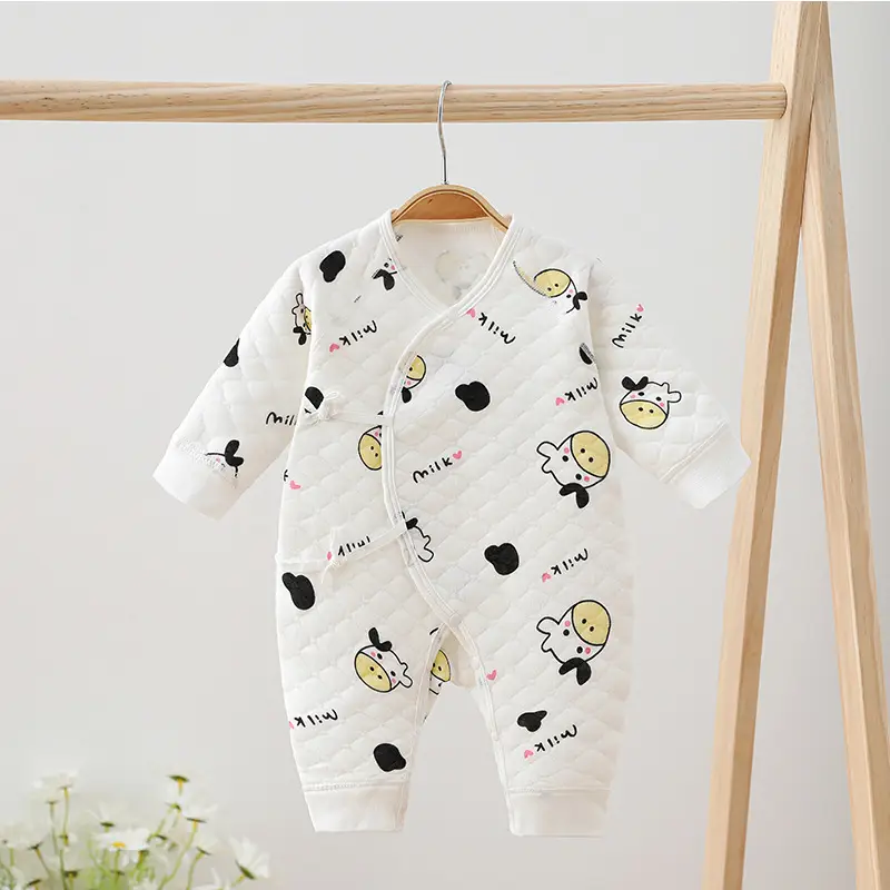 Newborn Three-Layer Warm Robe Pajamas for Baby — feature 10