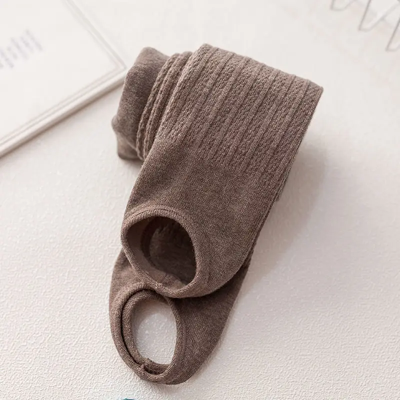 Black Velvet Leggings for Girls Autumn Winter Warm Outerwear