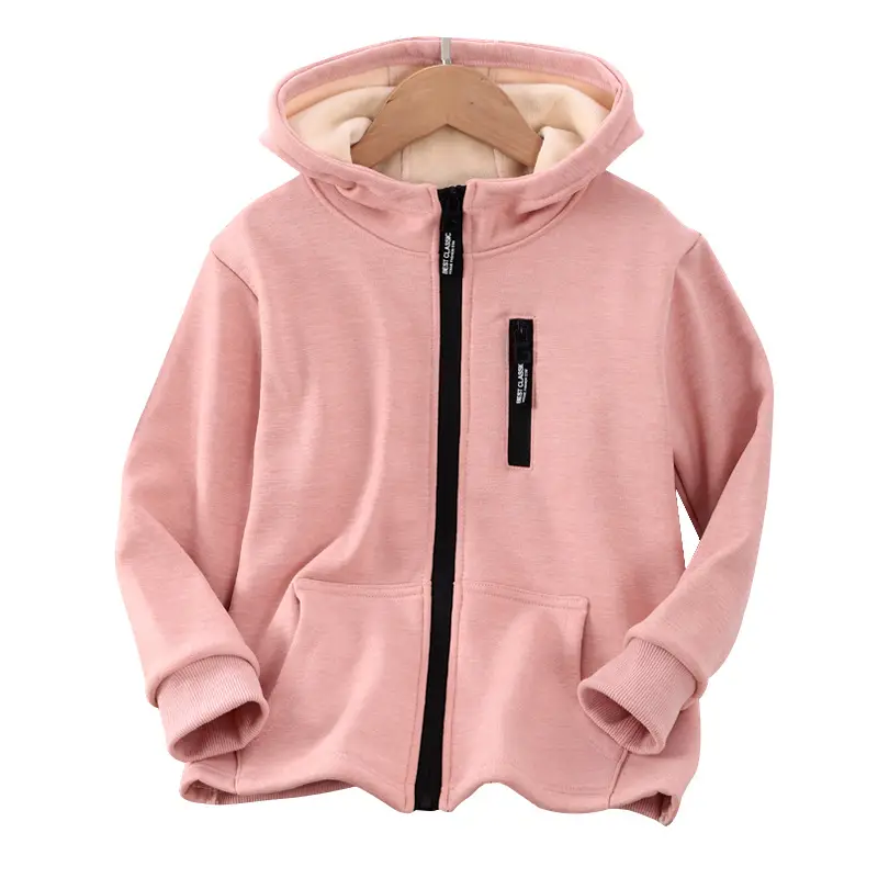 Men Fleece Hoodie Dark Blue Full Zip Winter Warm - Image 9