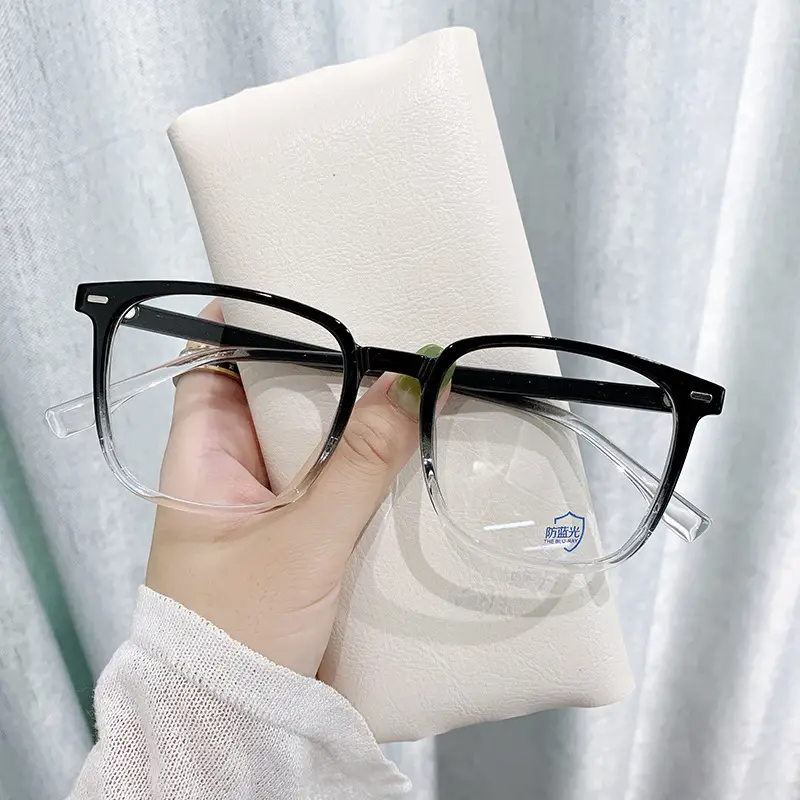 Anti-Blue Light Glasses for Women Large Frame Black - Image 5
