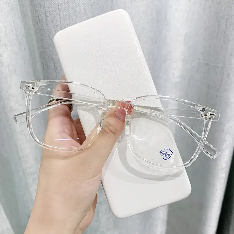 Anti-Blue Light Glasses for Women Large Frame Black - Image 7