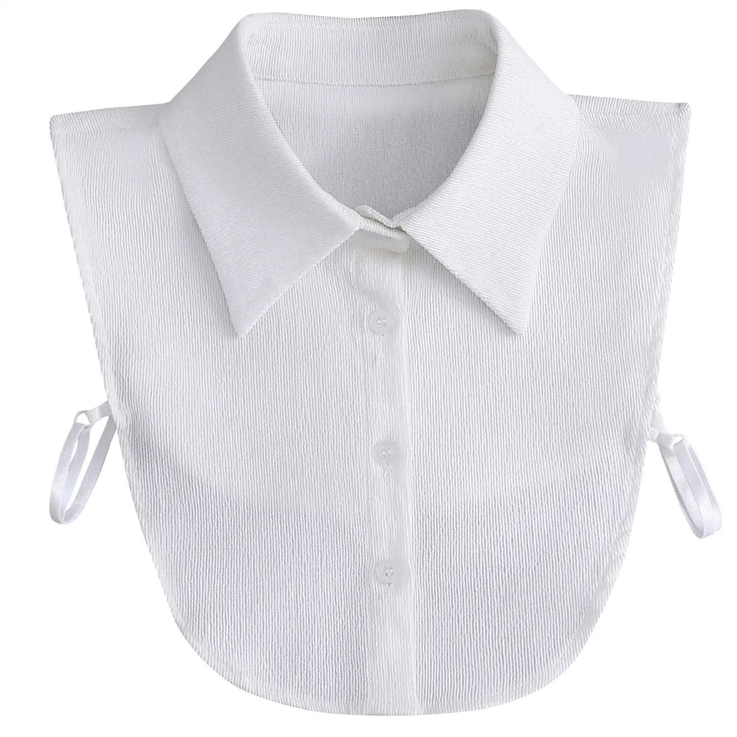 Women's White Houndstooth Collar Shirt Long Shirt Cross Border Manufacturer