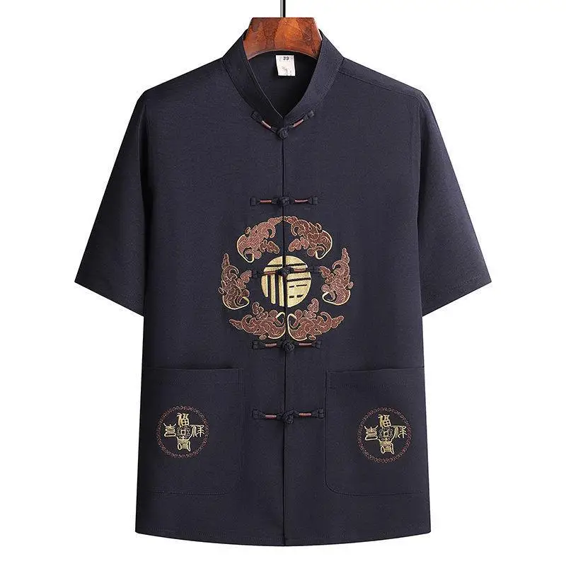 Men's Maroon Tang Suit with Embroidered Coat - Image 21