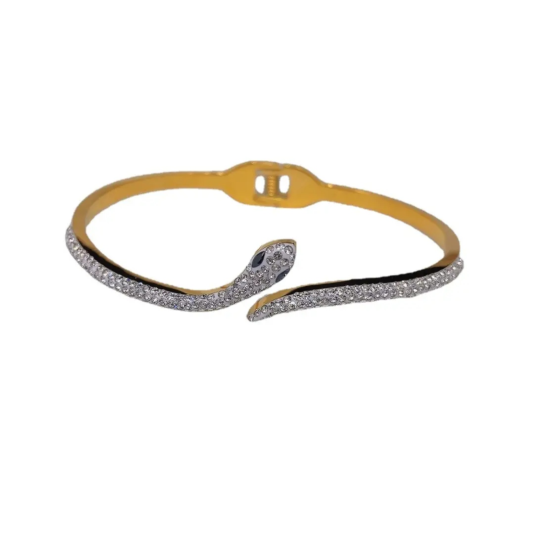European & American Snake Shaped Titanium Steel Bracelet for Women - Image 5
