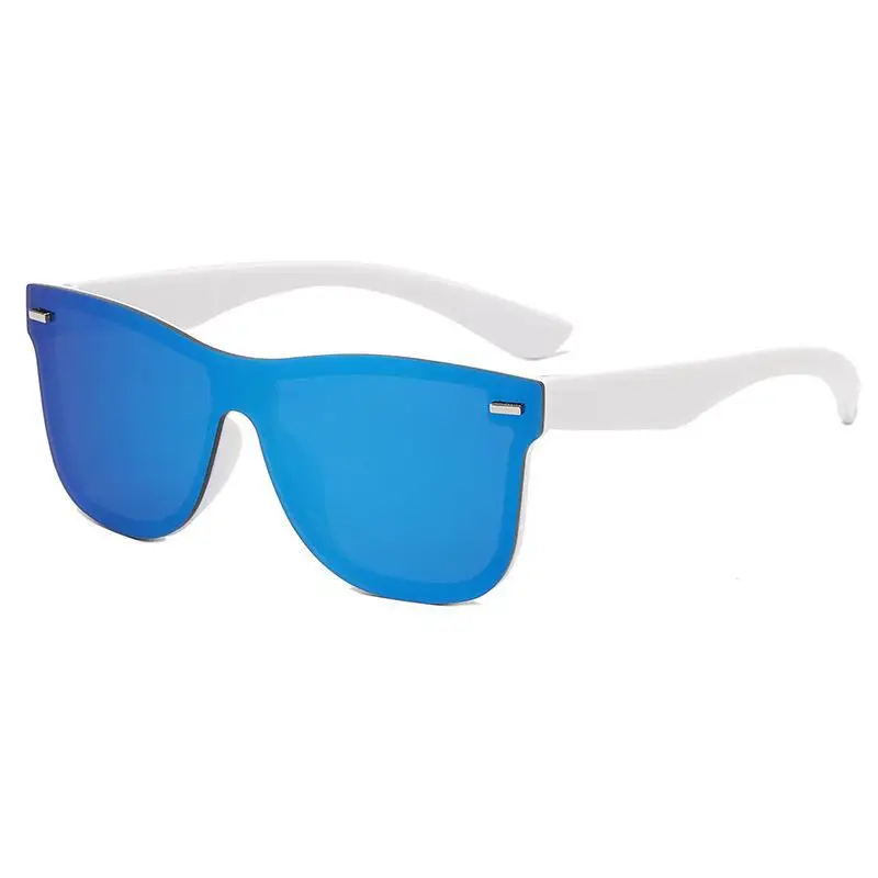 Men Anti-UV Rimless Sunglasses Black Gradient - Image 11