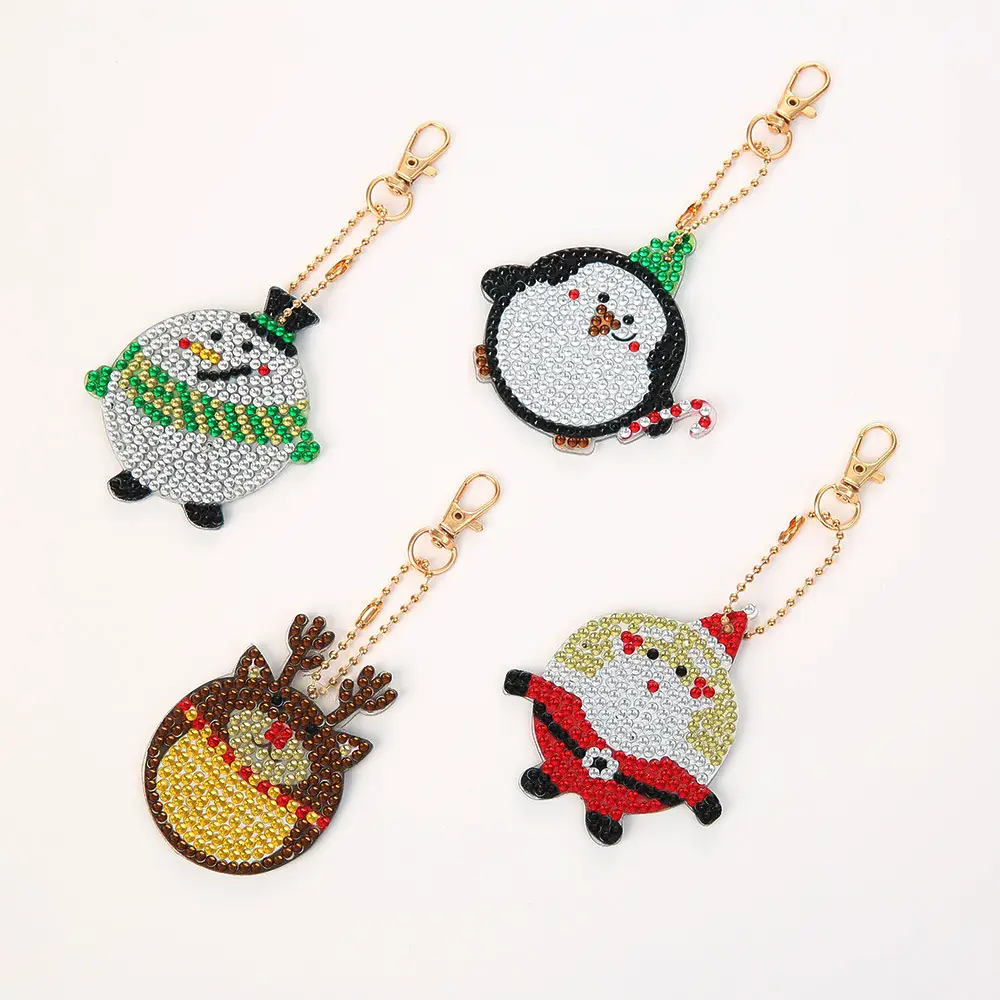 Diamond Embroidered Animal Keychain Set for Girls — feature 6