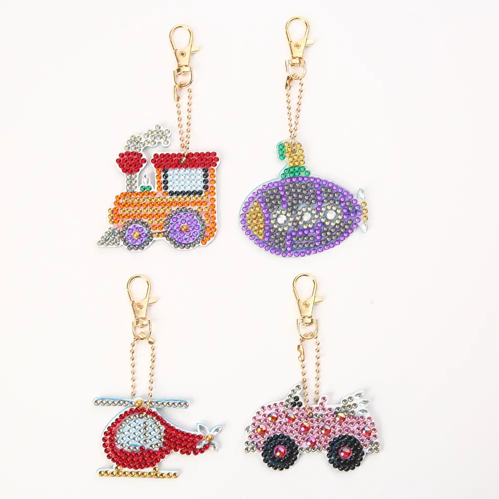 Diamond Embroidered Animal Keychain Set for Girls — feature 7