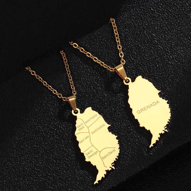 Golden Leaf Necklace with "BREATH" Design for Men Women - Image 8