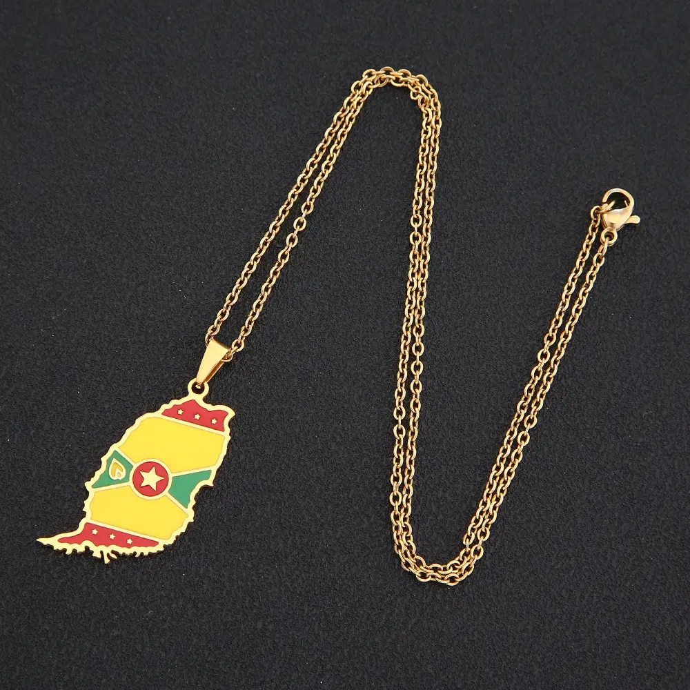 Golden Leaf Necklace with "BREATH" Design for Men Women — feature 12