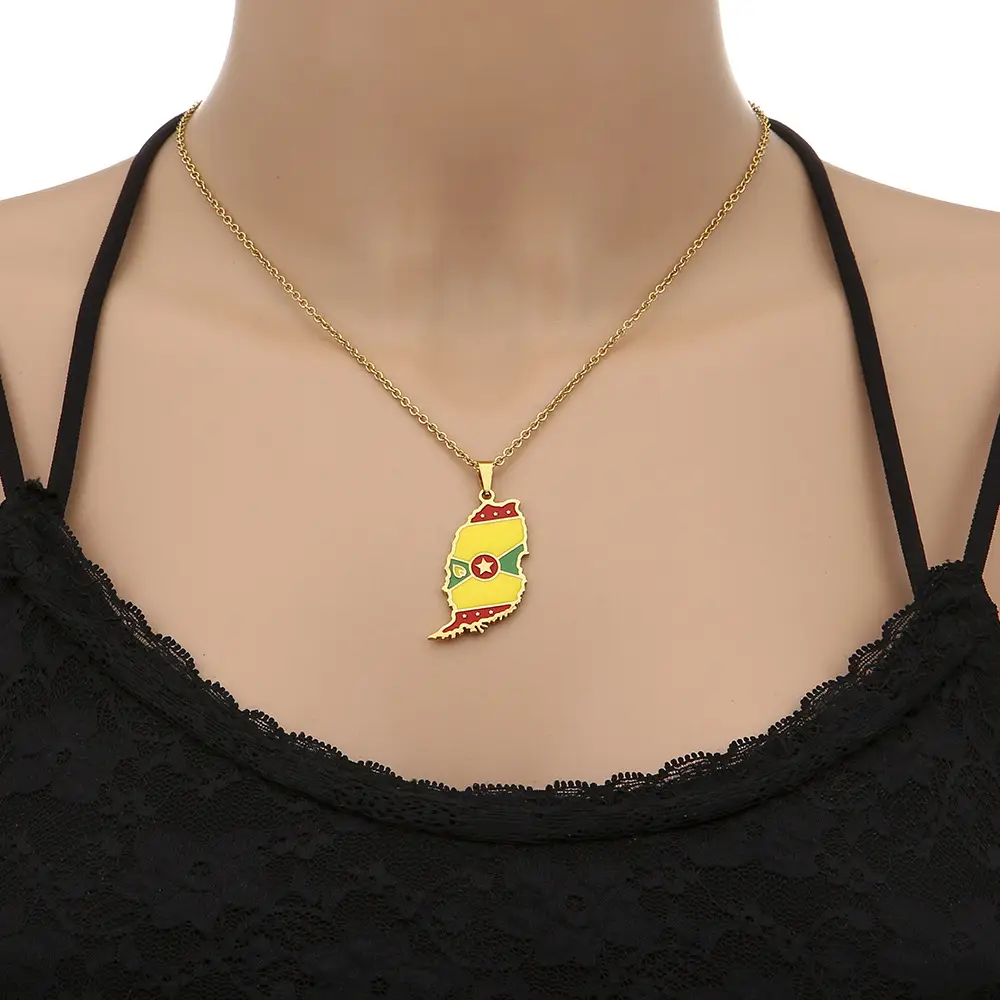 Golden Leaf Necklace with "BREATH" Design for Men Women — feature 13
