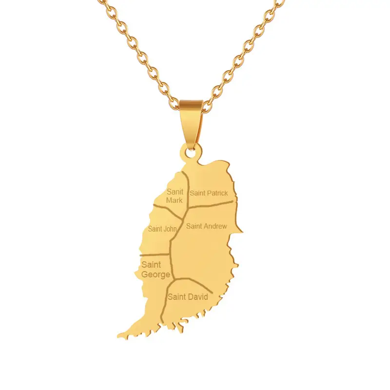 Golden Leaf Necklace with "BREATH" Design for Men Women — feature 16