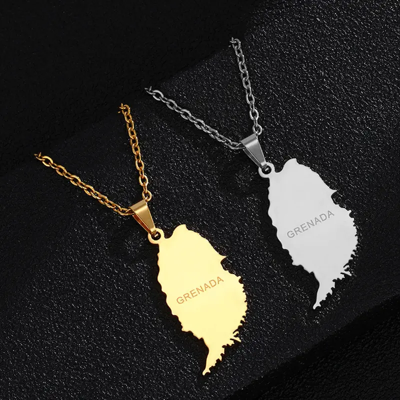 Golden Leaf Necklace with "BREATH" Design for Men Women — feature 23