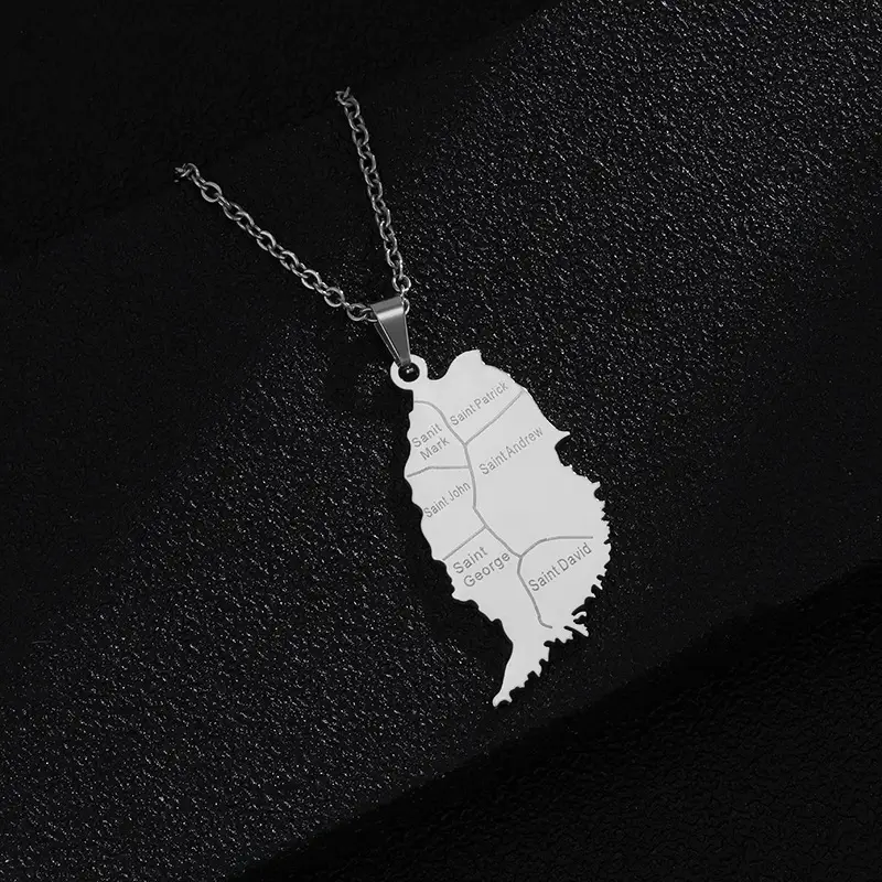 Golden Leaf Necklace with "BREATH" Design for Men Women - Image 4