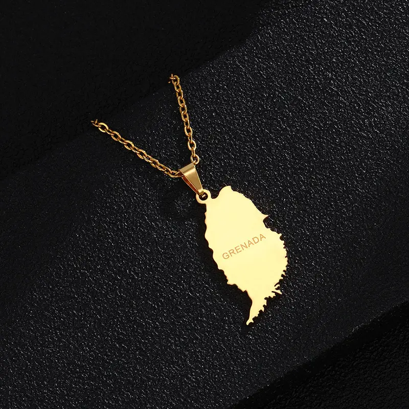 Golden Leaf Necklace with "BREATH" Design for Men Women - Image 5