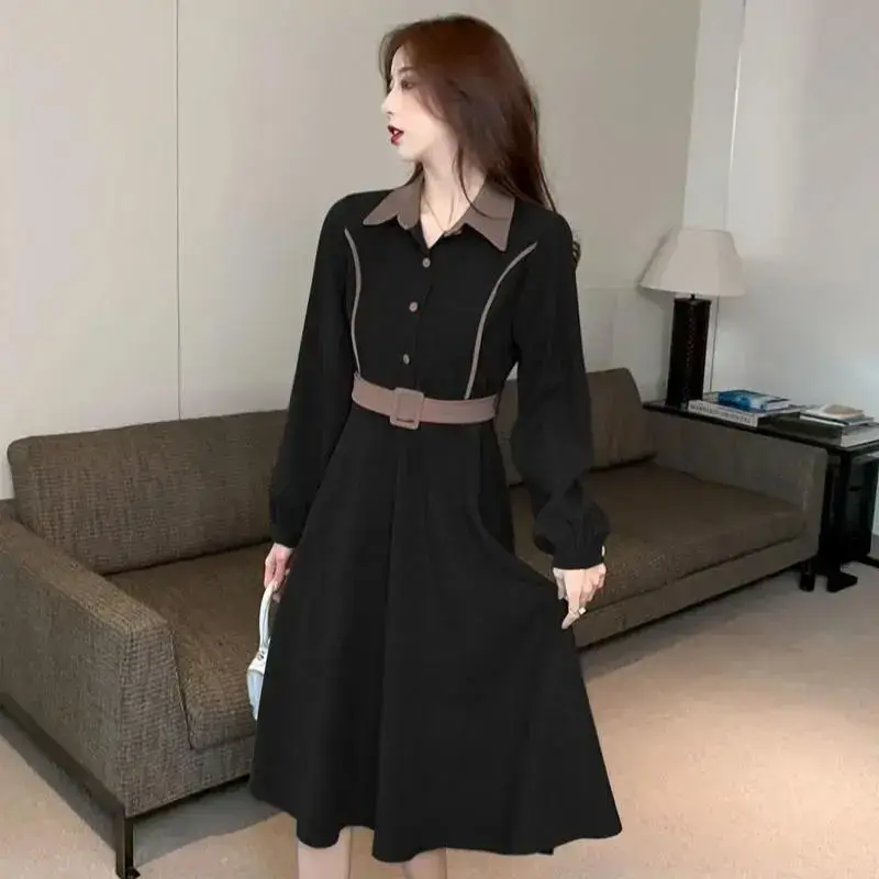 Women's Light Luxury Coat Dress Autumn Winter 2022 - Image 4