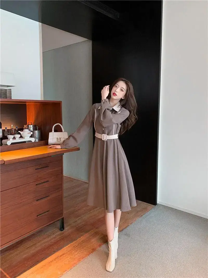 Women's Light Luxury Coat Dress Autumn Winter 2022 — feature 11